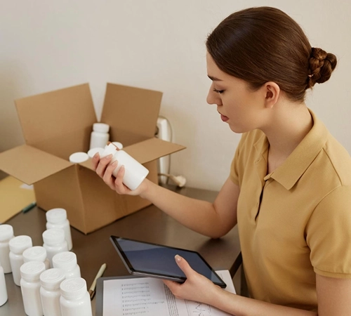 Reviewing product samples for classification and regulatory compliance